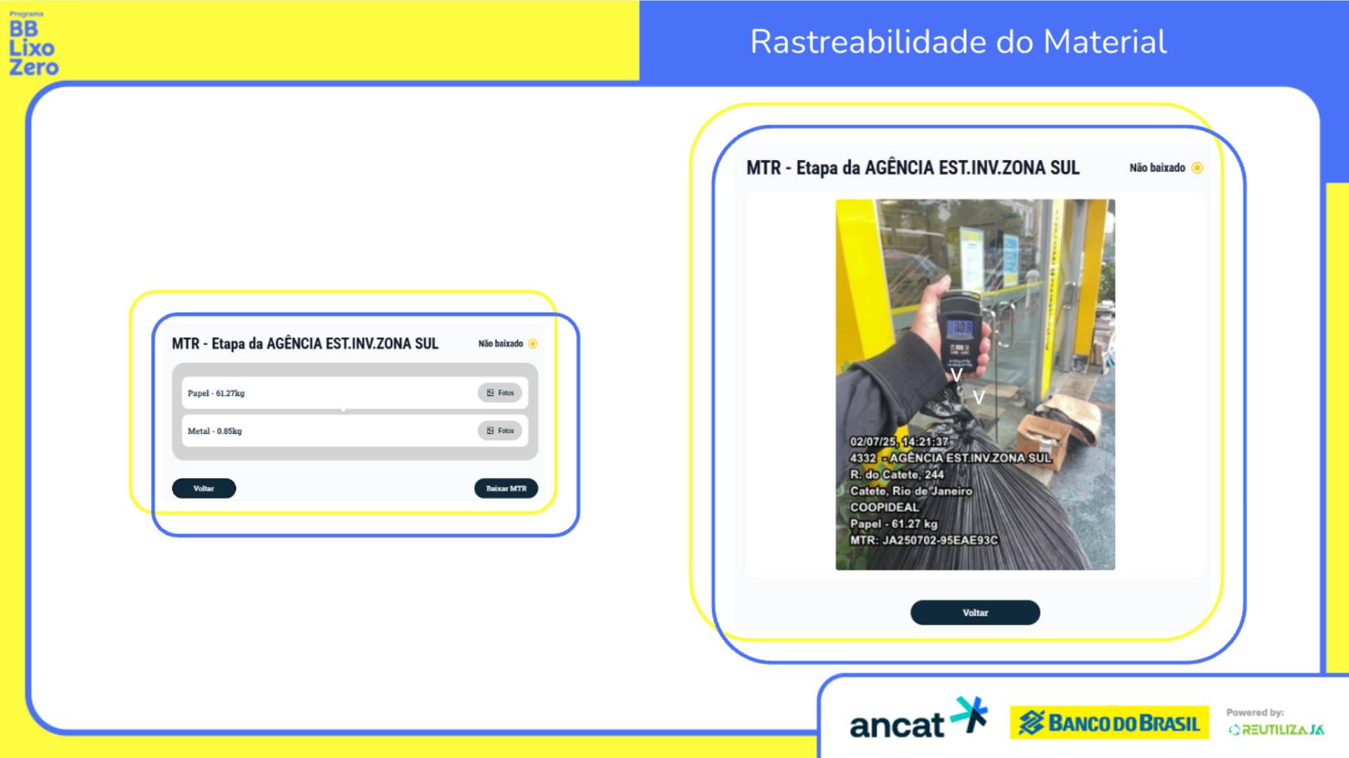 Rastreabilidade do Material